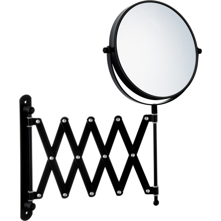 Beslagsboden Glow makeup spejl, sort