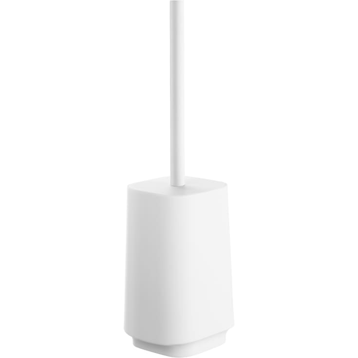 Beslagsboden Satin Square toiletbørste, hvid