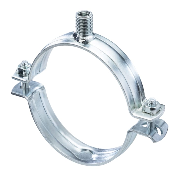 10 stk Scanclamp robust rørbøjle ⅜/M10/M12 uden gummi 199-205 mm