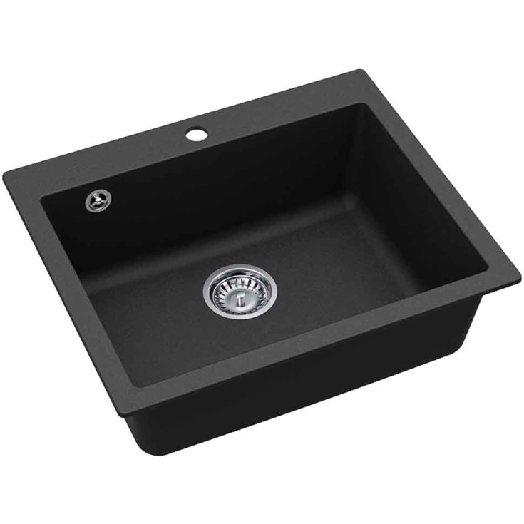 Lavabo Studio 60 køkkenvask, 61x51 cm, sort