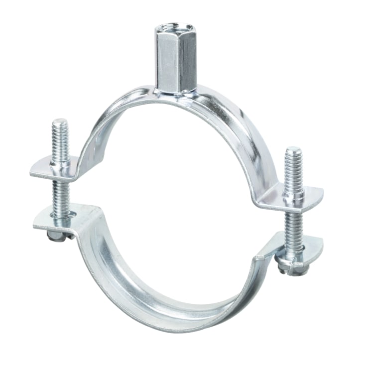 50 stk Scanclamp standard rørbøjle uden gummi M8/M10 (63 - 67 mm)