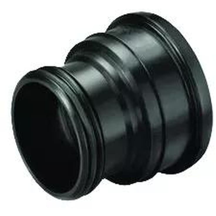 Wavin Wafix 75 mm PP erstatningsmuffe, sort