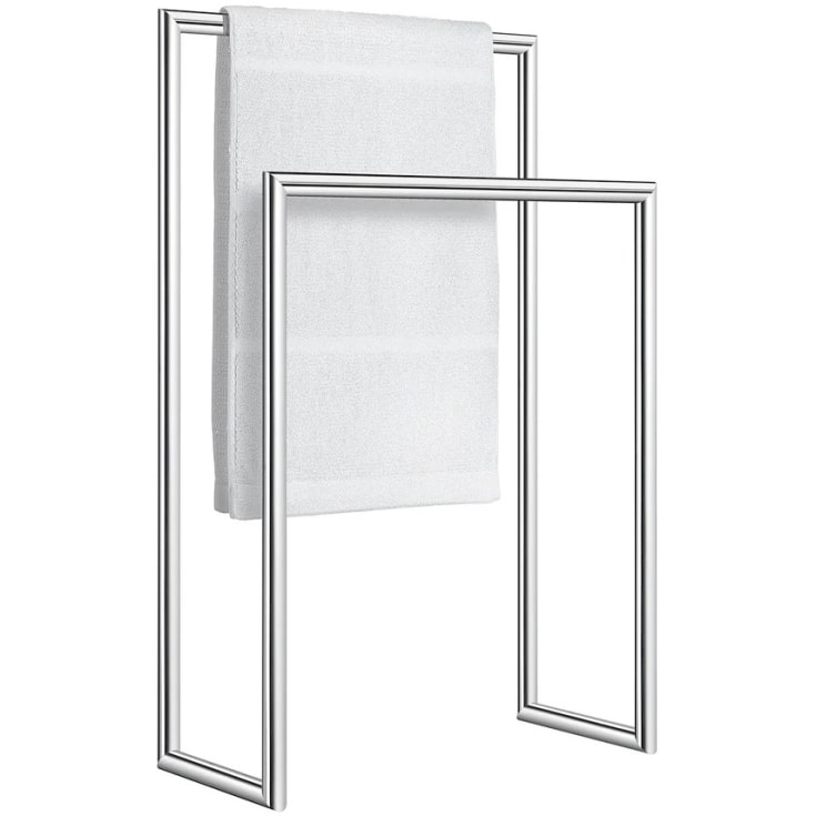 Smedbo håndklædeholde, dobbelt, poleret rustfrit stål