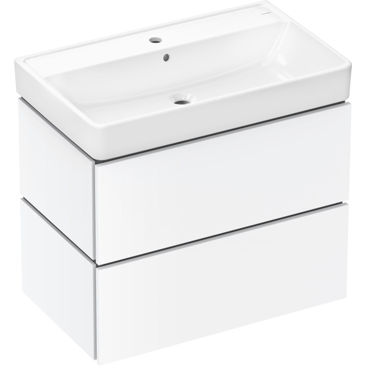 Hansgrohe Xilesa E möbelpaket, 80x48 cm, matt vit