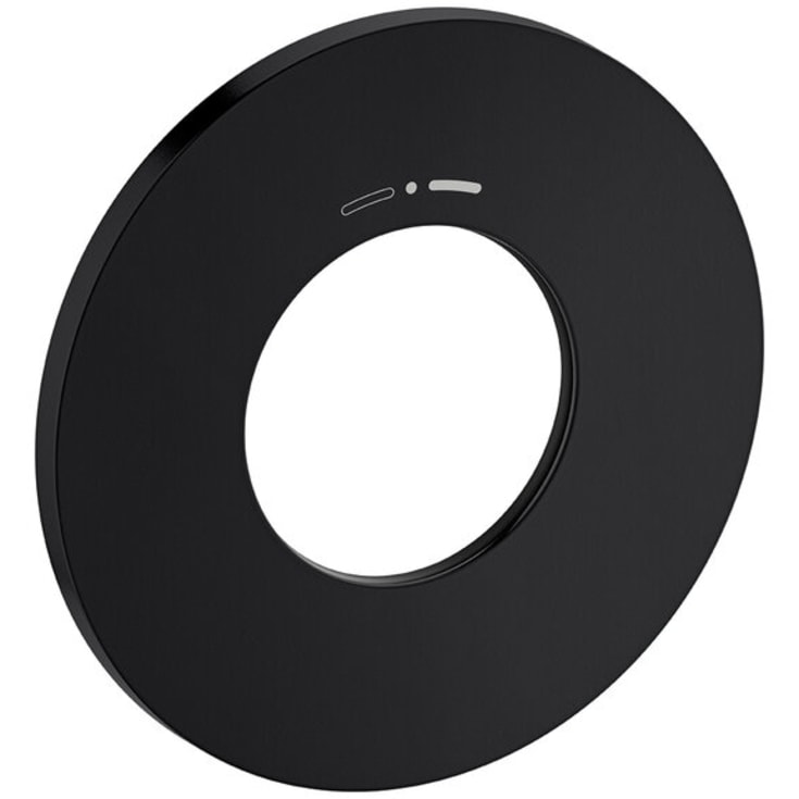 Damixa roset, Ø90 mm, mat sort