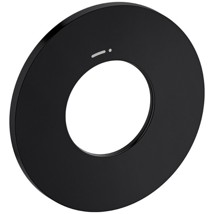 Damixa roset, Ø90 mm, mat sort