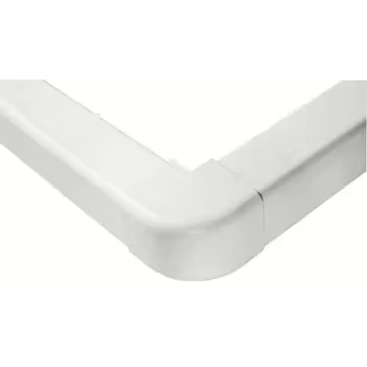 6 st LuftX® ytterhörn 110x75 mm vitt