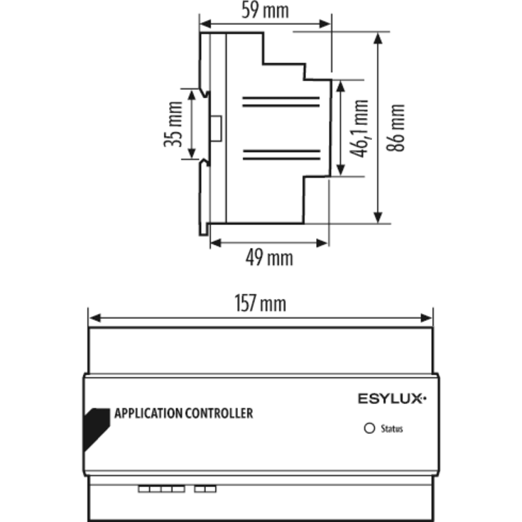 SMARTCONTROLLER APC10 PS DALI-2