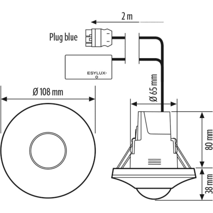 PD-C 360bt/8 APC30 HCL PS plus DALI-2 WINSTA code I