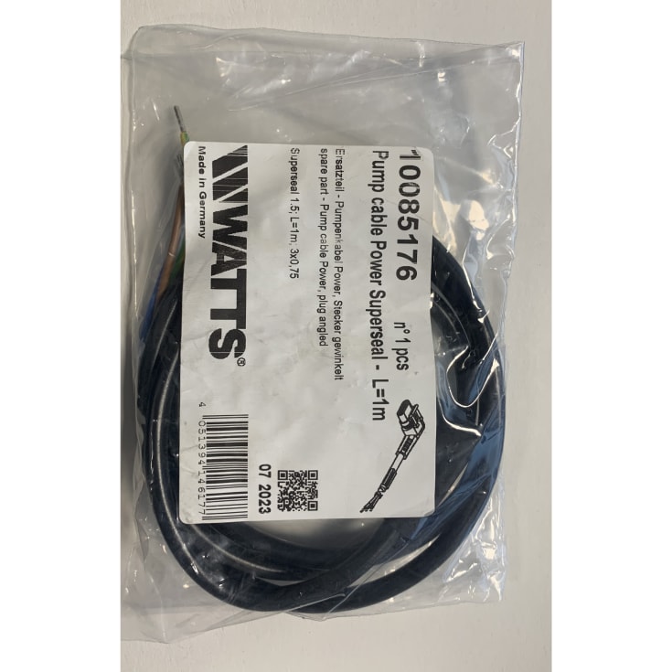 1 meter kabel med stik til Grundfos UPM3