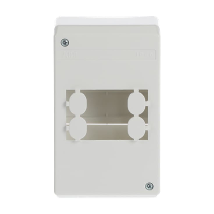 Gruppepanel MiniEuropa40-4M 4-modul, hvit, ral9016, IP40