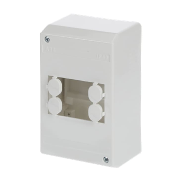 Gruppetavle MiniEuropa40-4M 4-modul, hvid, ral9016, IP40