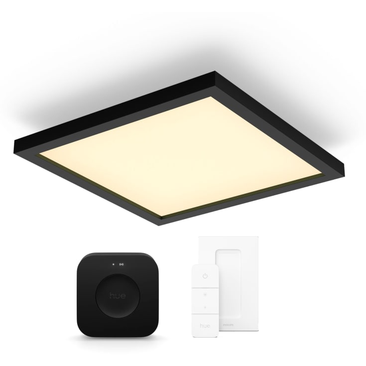 Philips Hue Aurelle LED panel, sort, 30x30 cm, startsæt