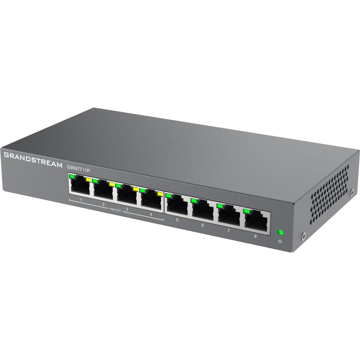 Grandstream GWN 7711P L2-Light managed 8x1G, 4xPoE switch