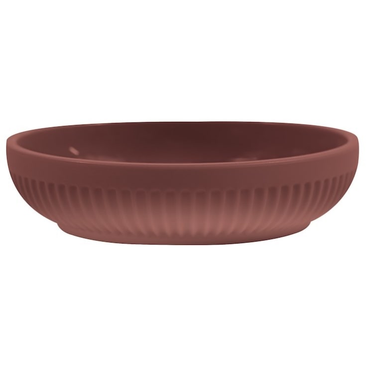 Spirella Gino sæbeskål, mat rød