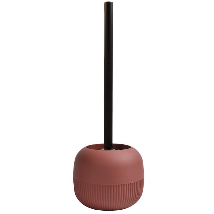 Spirella Gino toiletbørste, mat rød