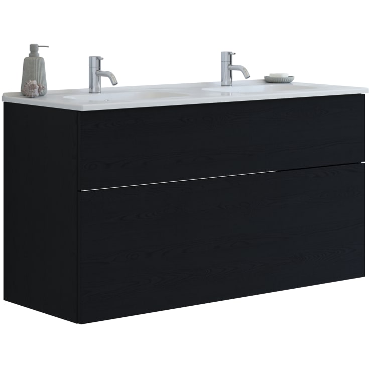 Dansani Luna möbelpaket, 121x45,5 cm, svart ek