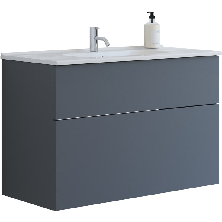 Dansani Luna møbelpakke, 101x45,5 cm, mat grå