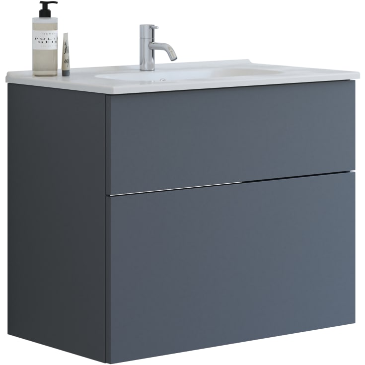 Dansani Luna møbelpakke, 81x45,5 cm, mat grå