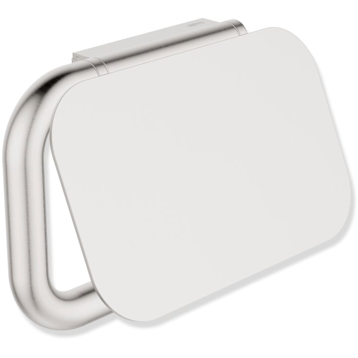Hewi toiletrulleholder, børstet stål