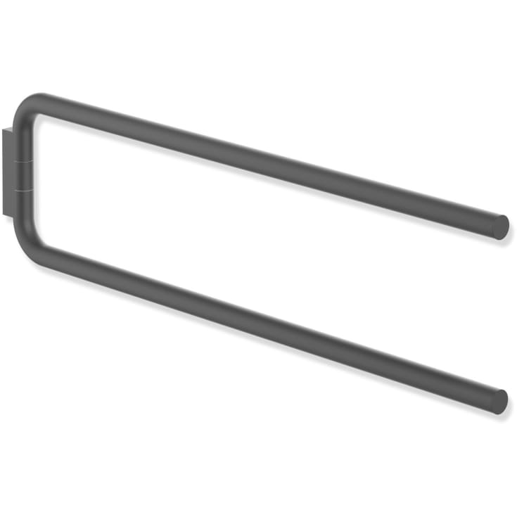 Hewi Serie 480 håndklædestang, 44,4 cm, mat sort