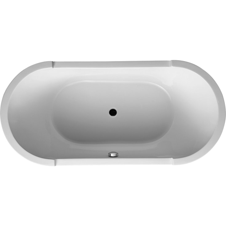 Duravit Starck Badekar for innbygging, ovalt, 190x90 cm