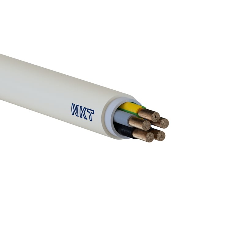 Kabel NOIKX Flex 90° 5G25 Eca, lysegrå T500