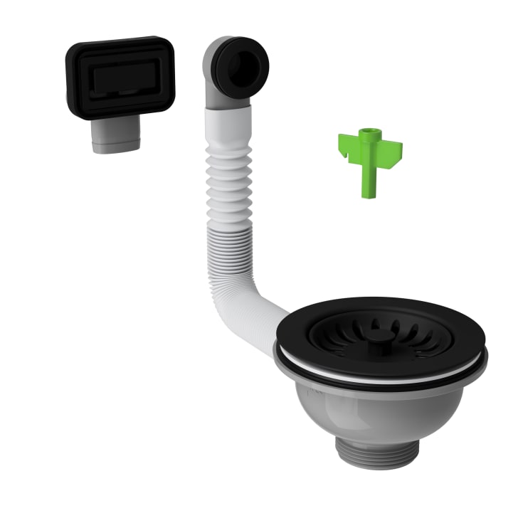 Prevex afløbssæt, sort