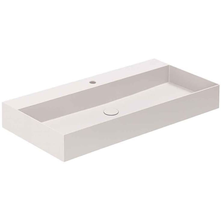 Lavabo Elegance SQ 102 håndvask, 102x40 cm, mat grå