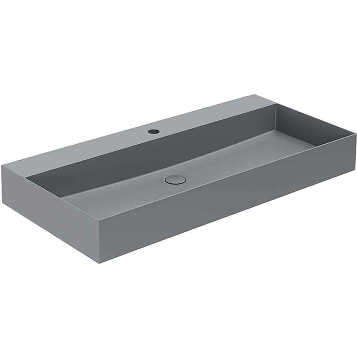 Lavabo Elegance SQ 102 servant, 102x40 cm, matt antrasitt