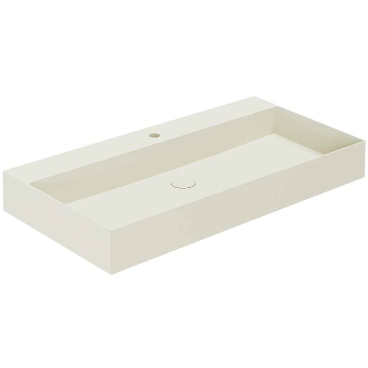 Lavabo Elegance SQ 102 tvättställ, 102x40 cm, matt beige
