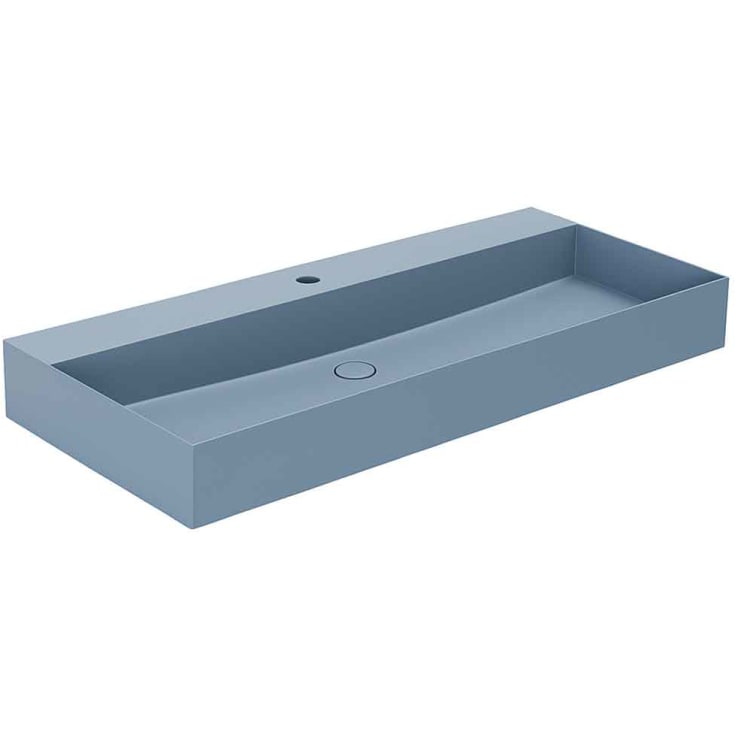 Lavabo Elegance SQ 102 tvättställ, 102x40 cm, matt blå