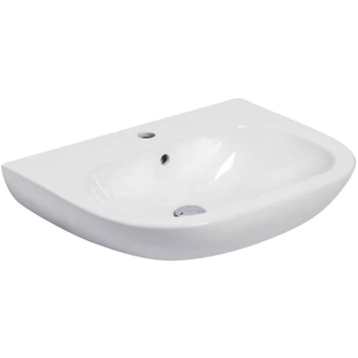 Lavabo Pratica 64 servant, 64,5x48 cm, hvit