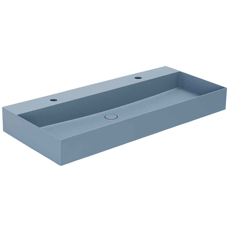 Lavabo Elegance SQ 102 håndvask, 102x40 cm, mat blå