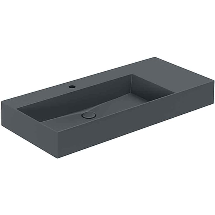Lavabo Elegance SQ 102 R håndvask, 102x40 cm, mat antracit