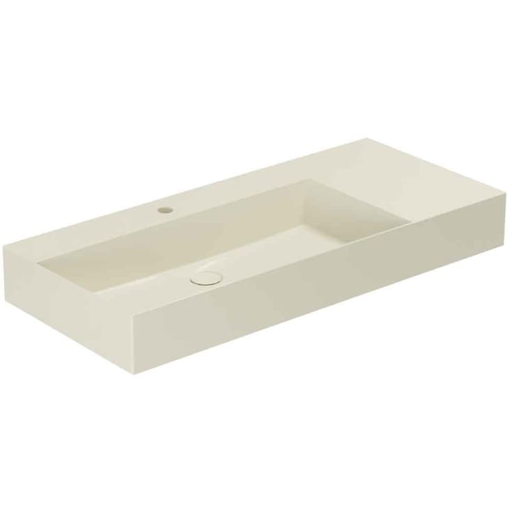 Lavabo Elegance SQ 102 R håndvask, 102x40 cm, mat beige