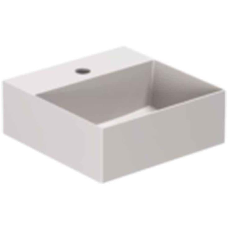 Lavabo Elegance SQ 35 tvättställ, 35x35 cm, matt grå
