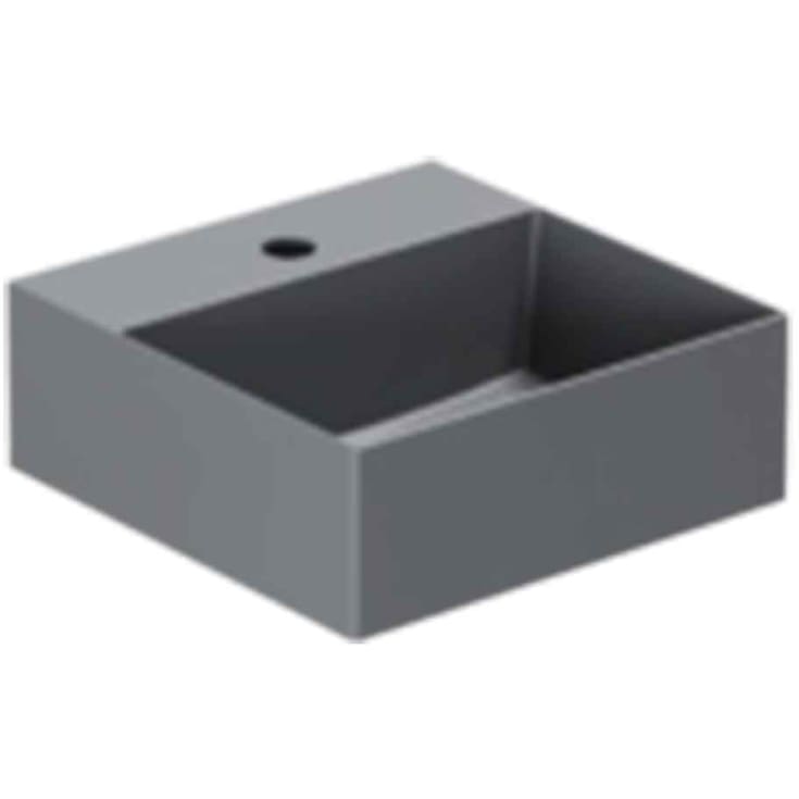 Lavabo Elegance SQ 35 håndvask, 35x35 cm, mat antracit