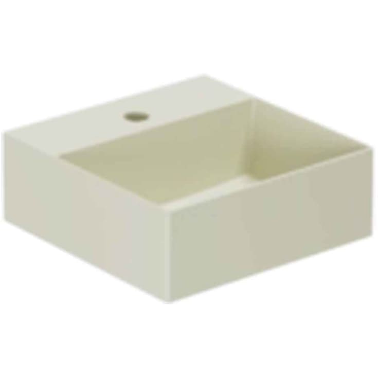 Lavabo Elegance SQ 35 tvättställ, 35x35 cm, matt beige