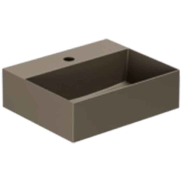 Lavabo Elegance SQ 42 hÄndvask, 42x35 cm, mat brun