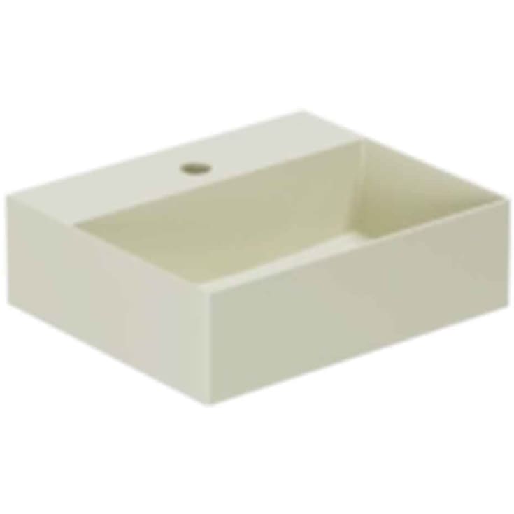 Lavabo Elegance SQ 42 håndvask, 42x35 cm, mat beige