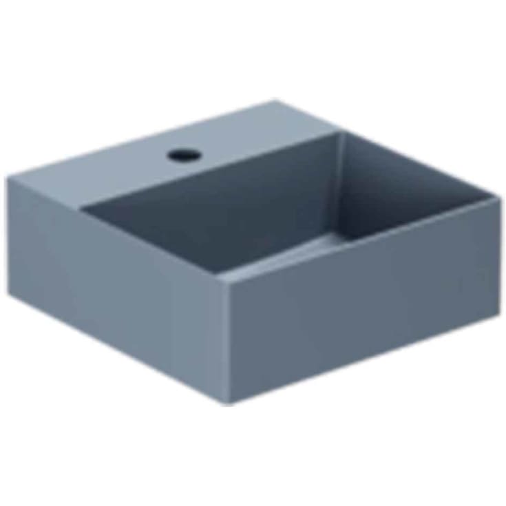 Lavabo Elegance SQ 35 håndvask, 35x35 cm, mat blå