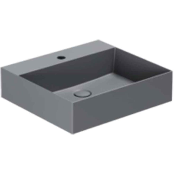 Lavabo Elegance SQ 50 servant, 50x45 cm, matt antrasitt