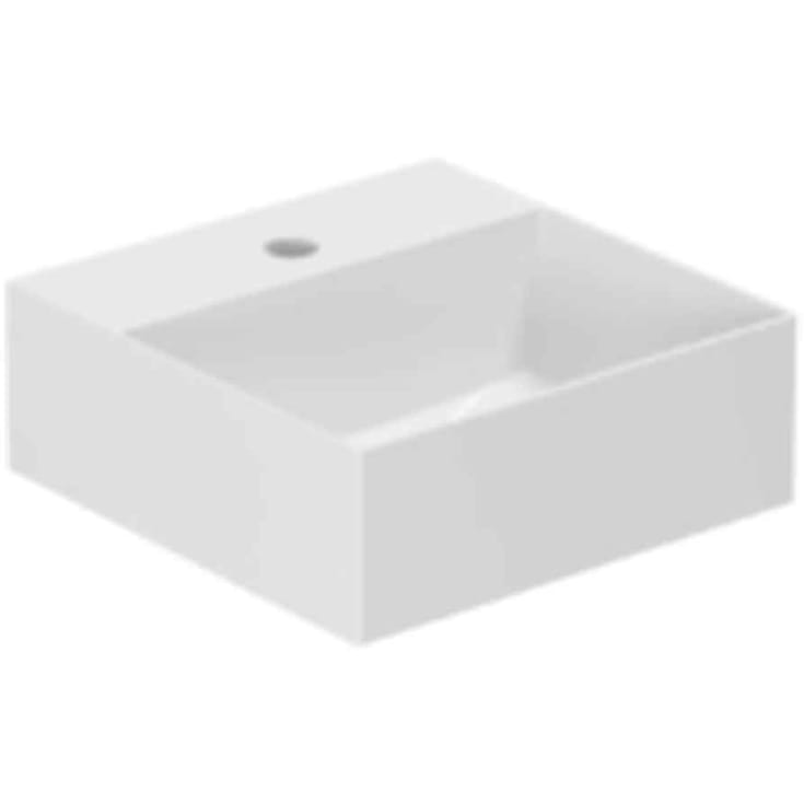 Lavabo Elegance SQ 35 servant, 35x35 cm, hvit