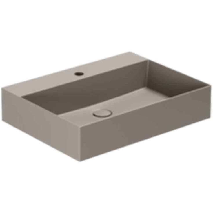 Lavabo Elegance SQ 60 håndvask, 60x45 cm, mat brun