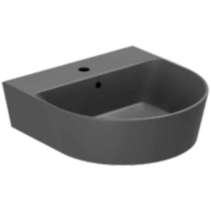 Lavabo Forma 50 håndvask, 50x50 cm, mat sort