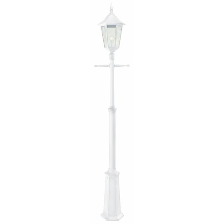Norlys Modena 301 stolpelampe, LED max 9W, E27, IP54, hvit