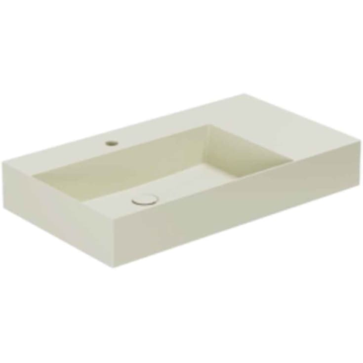 Lavabo Elegance SQ 81 R håndvask, 81x46 cm, mat beige