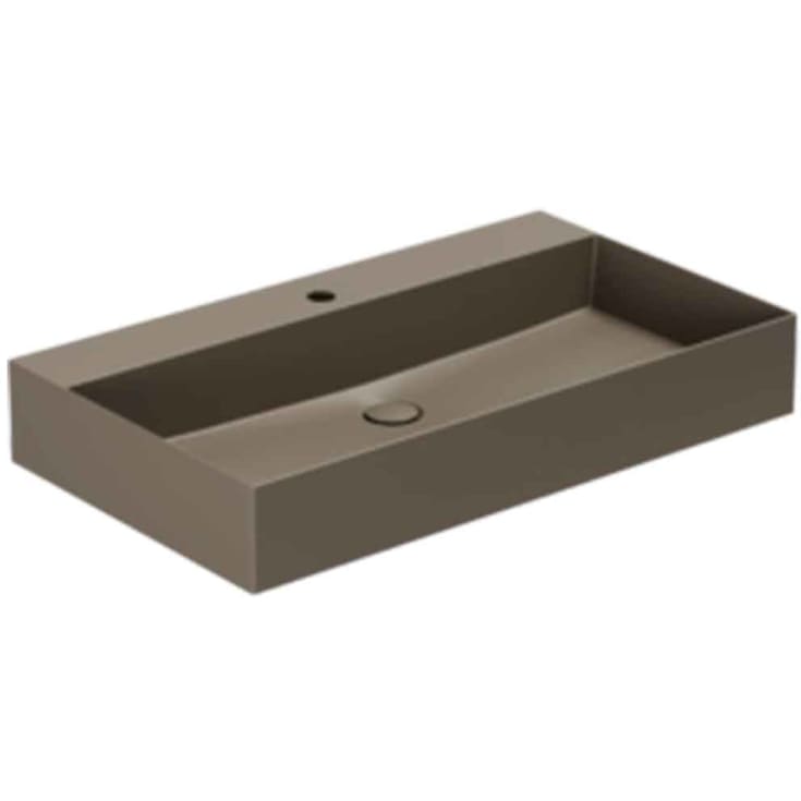 Lavabo Elegance SQ 80 tvättställ, 80x45 cm, matt brun
