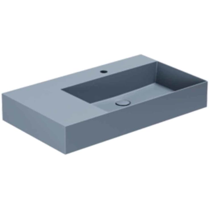 Lavabo Elegance SQ 81 R servant, 81x46 cm, matt blÄ